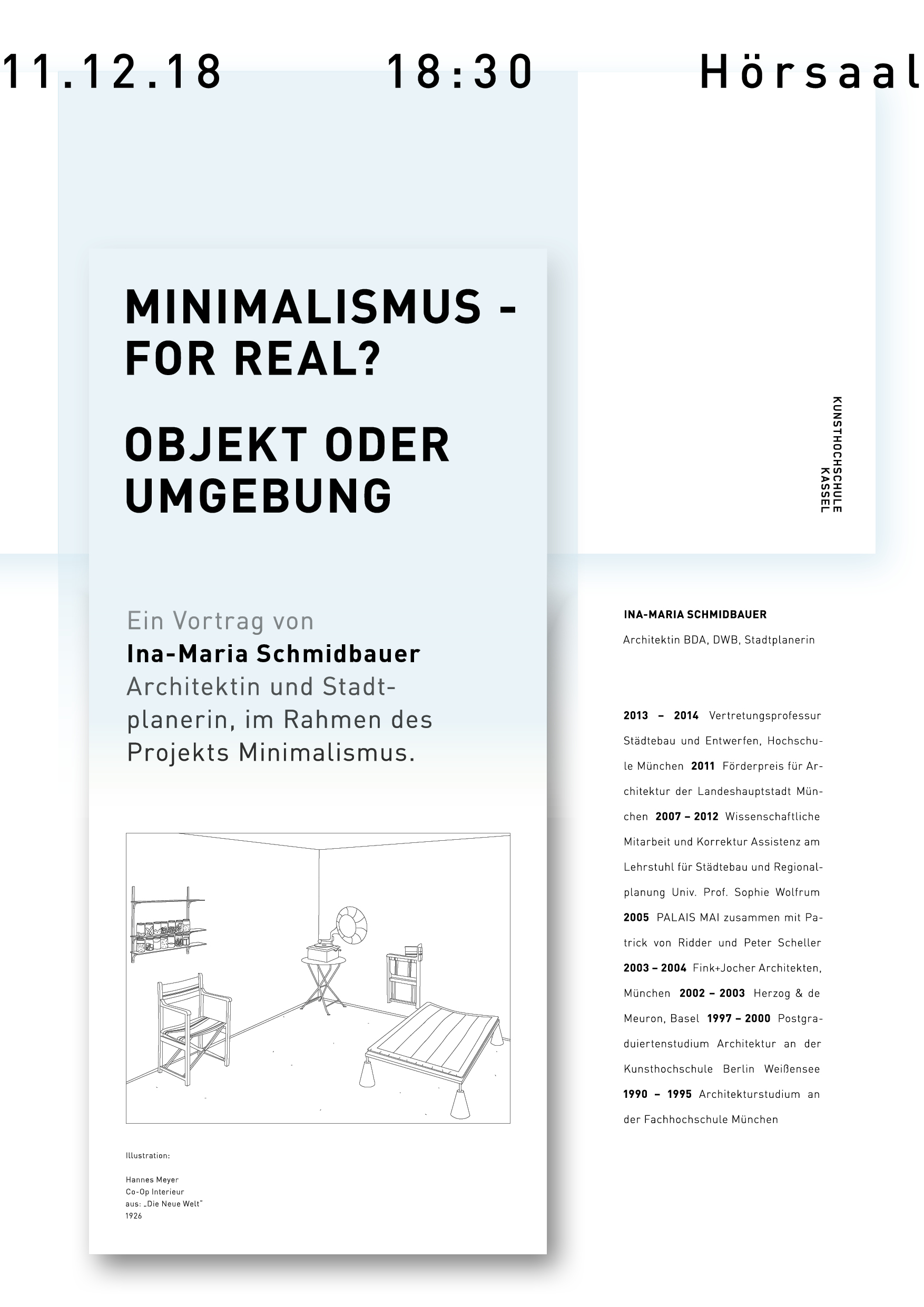 Minimalismus - for real? Objekt oder Umgebung 