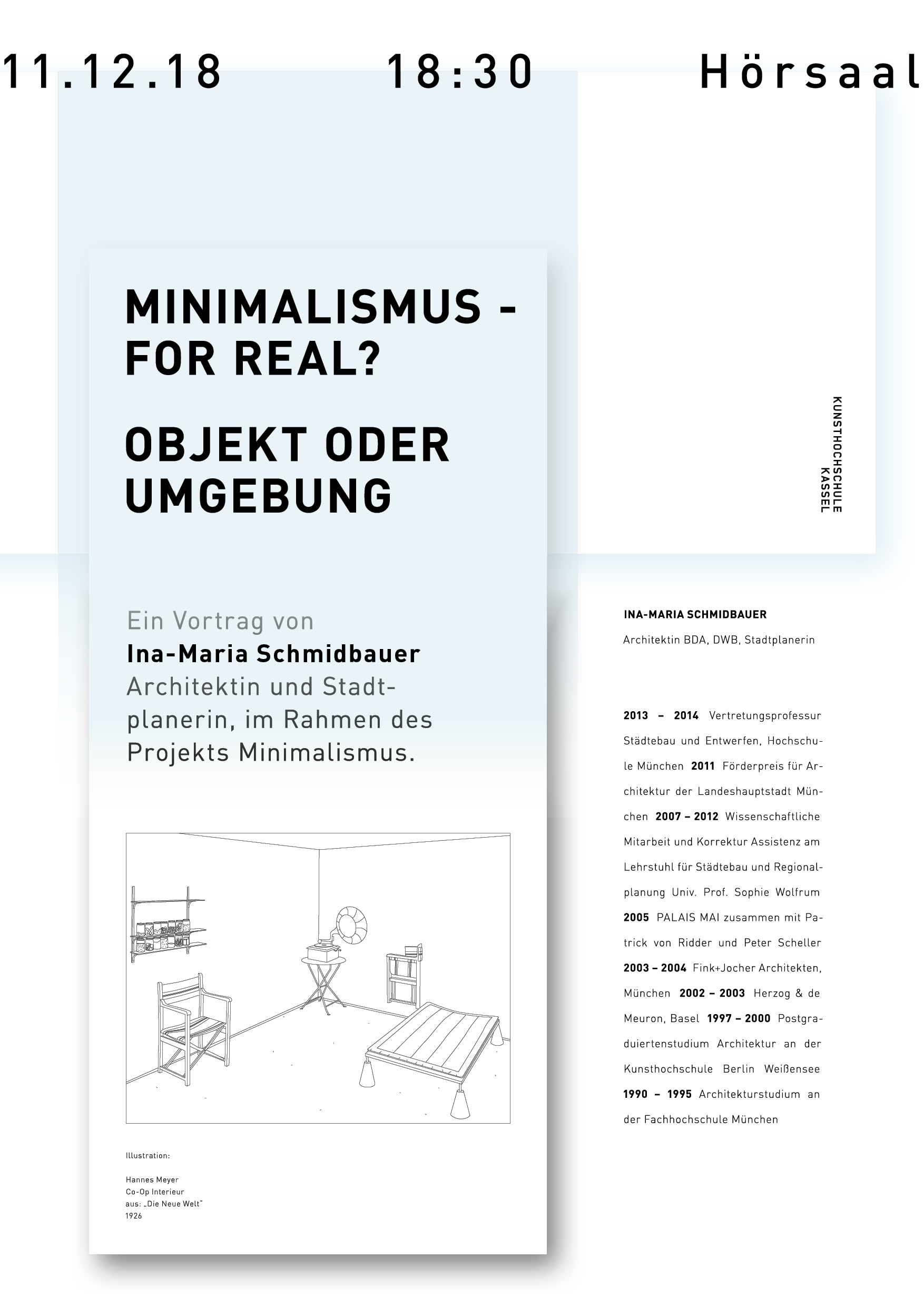 Minimalismus - for real? Objekt oder Umgebung