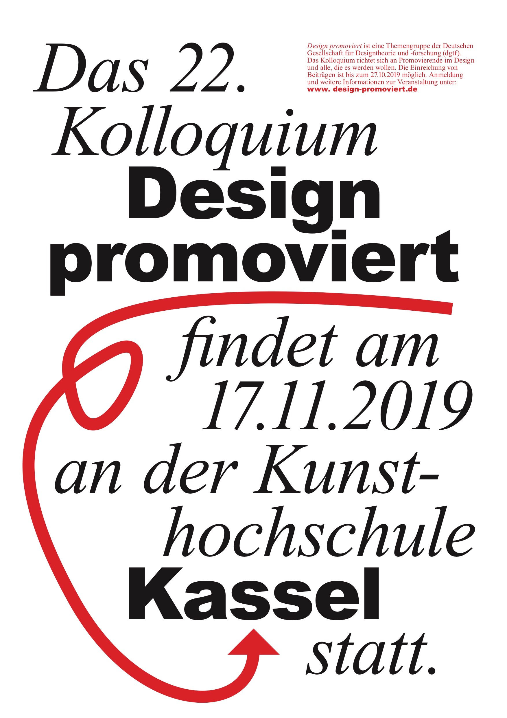 22. Kolloquium »Design promoviert« in Kassel