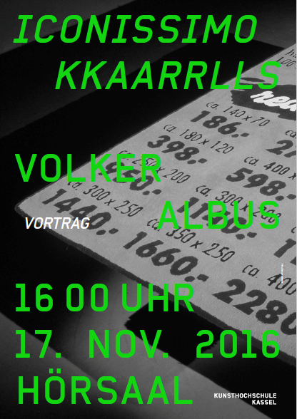 Vortrag: Volker Albus | iconissimo kkaarrlls