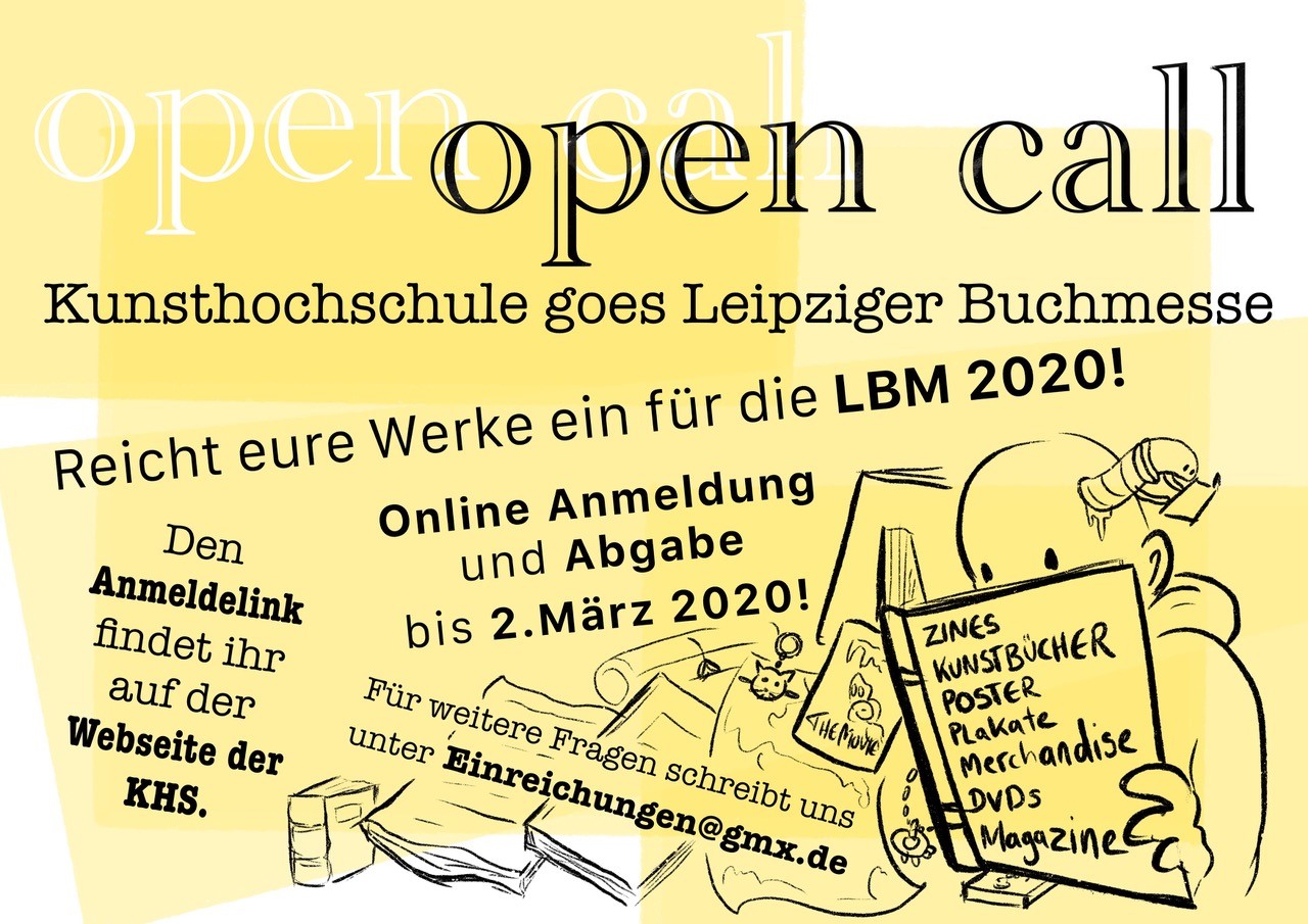 OPEN CALL: Leipziger Buchmesse 2020
