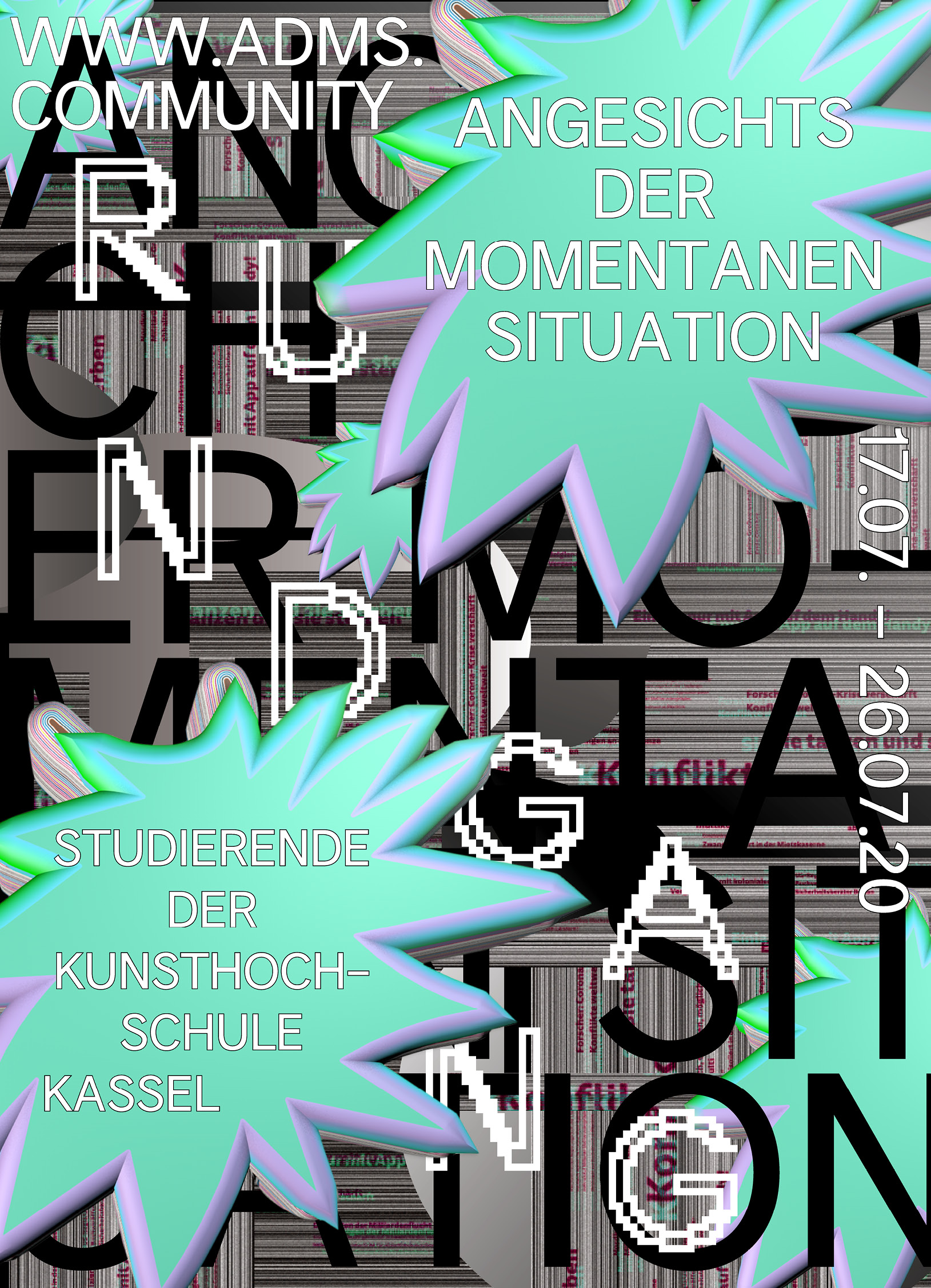 ANGESICHTS DER MOMENTANEN SITUATION